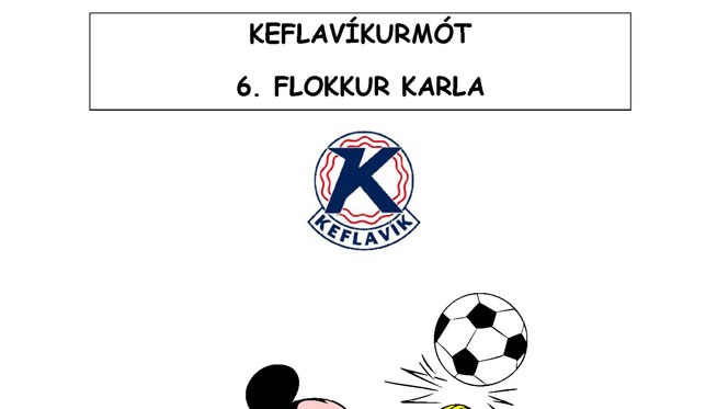 Haustmót 6. flokks karla á laugardaginn