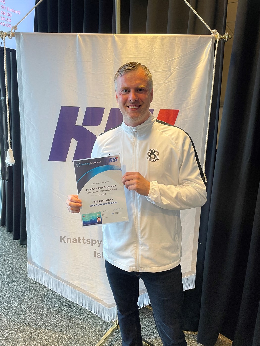 Hilmar með KSÍ A réttindi