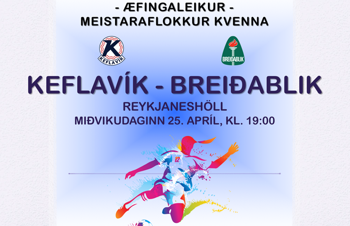 Æfingaleikur hjá stelpunum á miðvikudag