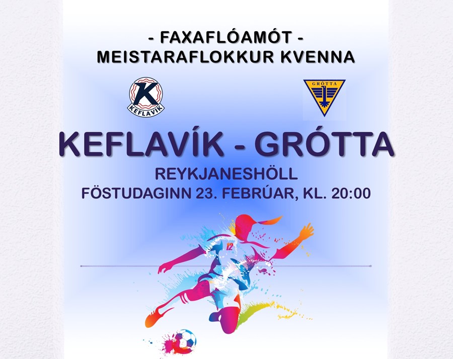 Keflavík mætir Gróttu í kvöld