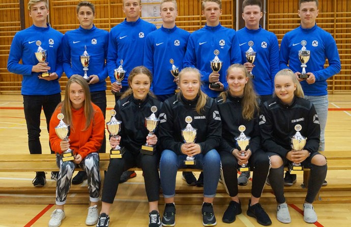 Frá lokahófi yngri flokka