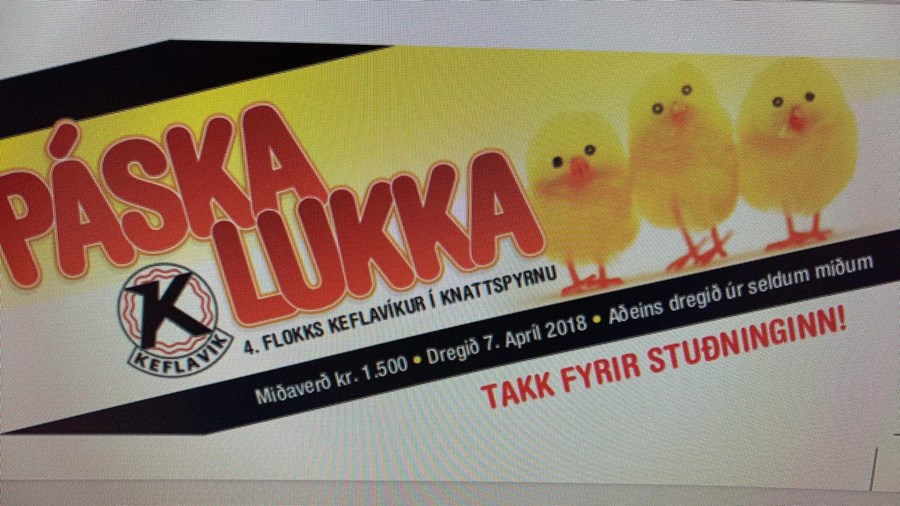 Búið er að draga í Páskalukku 4. flokks kvenna 2019