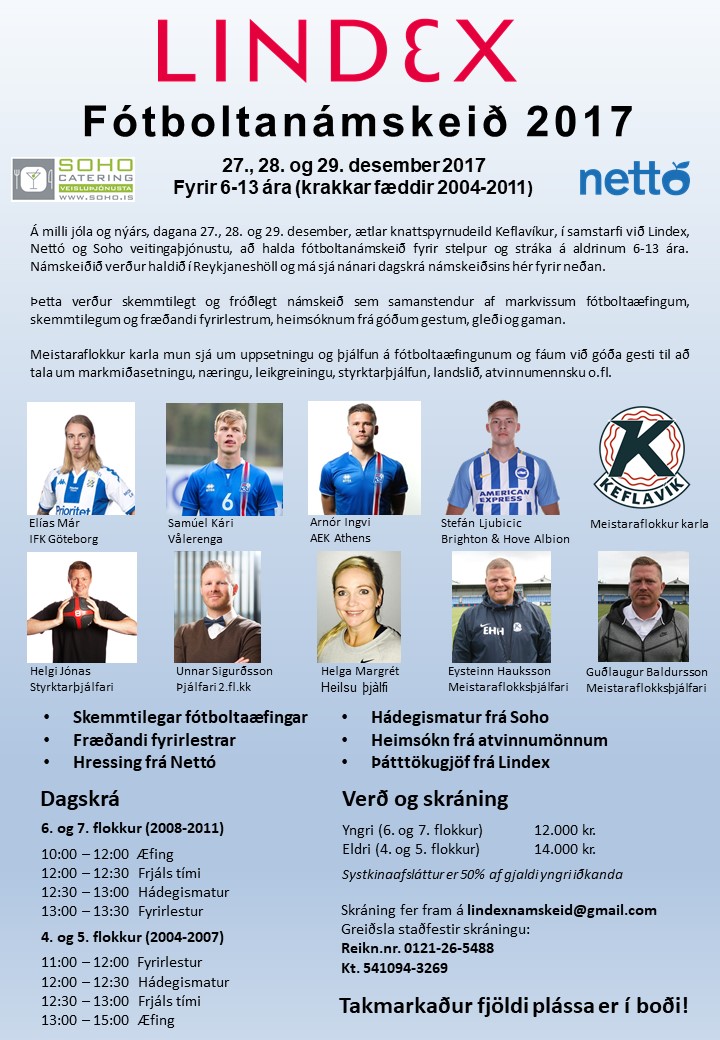 Lindex Fótboltanámskeið